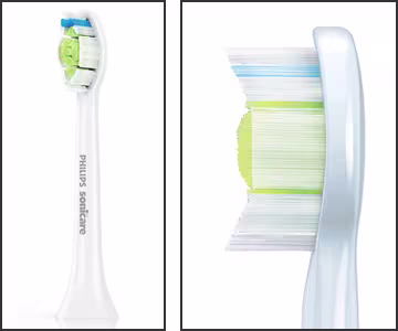 Photo showing a Sonicare DiamondClean sonic brush head