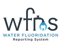 wfrs logo Letters "WFRS" with the "R" as a water faucet. A drop of water with a tooth inside is shown dripping from the faucet.